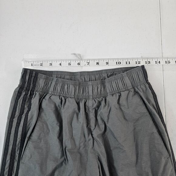 Adidas Men's Small Gray Athletic Track Pants Zip Hem‎ Stripes S86814 5977 - Picture 5 of 13